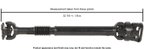 Cardone 65-3016 Drive Shaft - Front - view 1