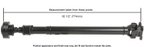 Cardone 65-3018 Drive Shaft - Front - view 1