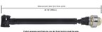 Cardone 65-3059 Drive Shaft - Front - view 1
