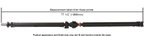 Cardone 65-5001 Drive Shaft - Rear - view 1