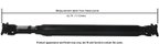 Cardone 65-5051 Drive Shaft - Rear - view 1