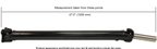 Cardone 65-6021 Drive Shaft - Rear - view 1
