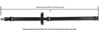 Cardone 65-7039 Drive Shaft - Rear - view 1