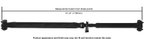Cardone 65-7051 Drive Shaft - Rear - view 1