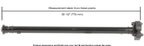 Cardone 65-7054 Drive Shaft - Front - view 1