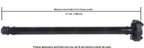 Cardone 65-7065 Drive Shaft - Front - view 1