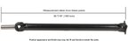 Cardone 65-8002 Drive Shaft - Rear - view 1