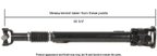 Cardone 65-9101 Drive Shaft - Front - view 1