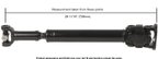 Cardone 65-9107 Drive Shaft - Front - view 1