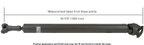 Cardone 65-9110 Drive Shaft - Rear - view 1