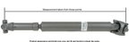 Cardone 65-9157 Drive Shaft - Front - view 1
