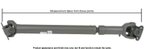 Cardone 65-9263 Drive Shaft - Front - view 1