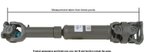 Cardone 65-9271 Drive Shaft - Front - view 1