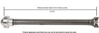 Cardone 65-9293 Drive Shaft - Front - view 1