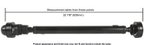 Cardone 65-9313 Drive Shaft - Front - view 1