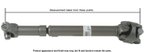Cardone 65-9334 Drive Shaft - Front - view 1