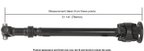 Cardone 65-9339 Drive Shaft - Front - view 1