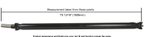 Cardone 65-9371 Drive Shaft - Rear - view 1