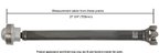 Cardone 65-9462 Drive Shaft - Front - view 1