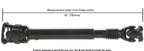 Cardone 65-9537 Drive Shaft - Front - view 1