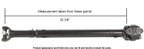 Cardone 65-9773 Drive Shaft - Front - view 1