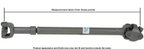 Cardone 65-9774 Drive Shaft - Front - view 1