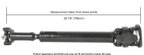 Cardone 65-9871 Drive Shaft - Front - view 1
