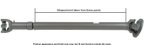 Cardone 65-9872 Drive Shaft - Front - view 1