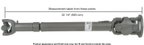 Cardone 65-9874 Drive Shaft - Front - view 1
