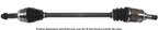 Cardone 66-5318 CV Axle Assembly - Rear Left or Rear Right - view 1