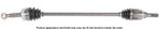 Cardone 66-6442 CV Axle Assembly - Rear Left or Rear Right - view 1