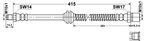 ATE 331320 Brake Hydraulic Hose - Front - view 1