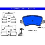 ATE 602722 Disc Brake Pad Set - Rear - view 1