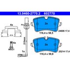 ATE 602770 Disc Brake Pad Set - Rear - view 3