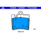 ATE 604069 Disc Brake Pad Set - Rear - view 1