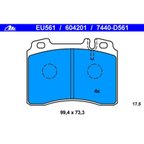 ATE 604201 Disc Brake Pad Set - Front - view 1