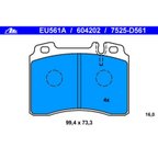 ATE 604202 Disc Brake Pad Set - Front - view 1