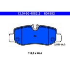 ATE 604882 Disc Brake Pad Set - Rear - view 3