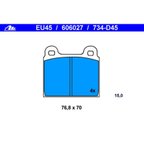 ATE 606027 Disc Brake Pad Set - Front - view 3