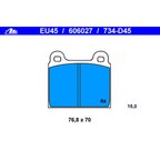 ATE 606027 Disc Brake Pad Set - Front - view 4