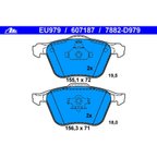 ATE 607187 Disc Brake Pad Set - Front - view 1