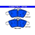 ATE 607196 Disc Brake Pad Set - Front - view 1