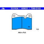 ATE 609031 Disc Brake Pad Set - Front - view 1