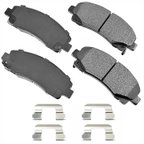 Akebono ACT1102 Disc Brake Pad Set - Front - view 1