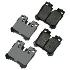 Akebono ACT1283 Disc Brake Pad Set - Rear - view 1