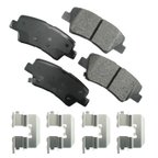 Akebono ACT1445 Disc Brake Pad Set - Rear - view 1