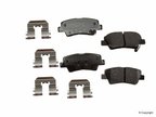 Akebono ACT1445 Disc Brake Pad Set - Rear - view 2