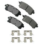 Akebono ACT1510 Disc Brake Pad Set - Rear - view 1