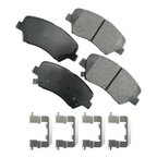 Akebono ACT1543 Disc Brake Pad Set - Front - view 1