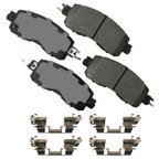 Akebono ACT1650 Disc Brake Pad Set - Front - view 1